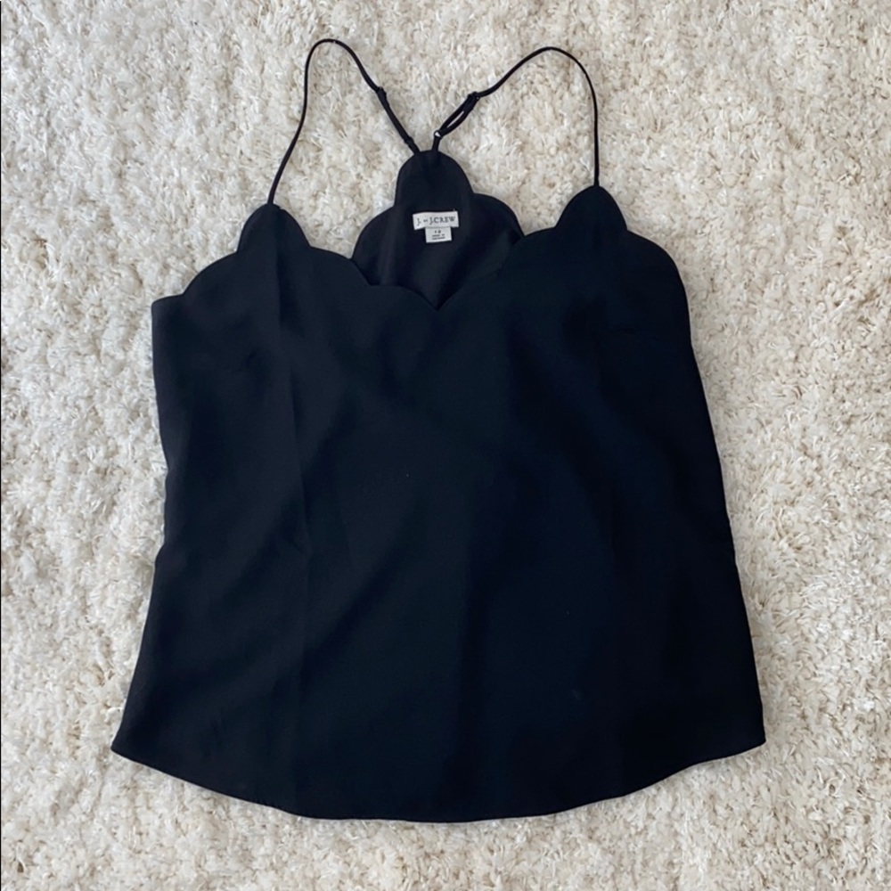 J. Crew Scalloped Tank